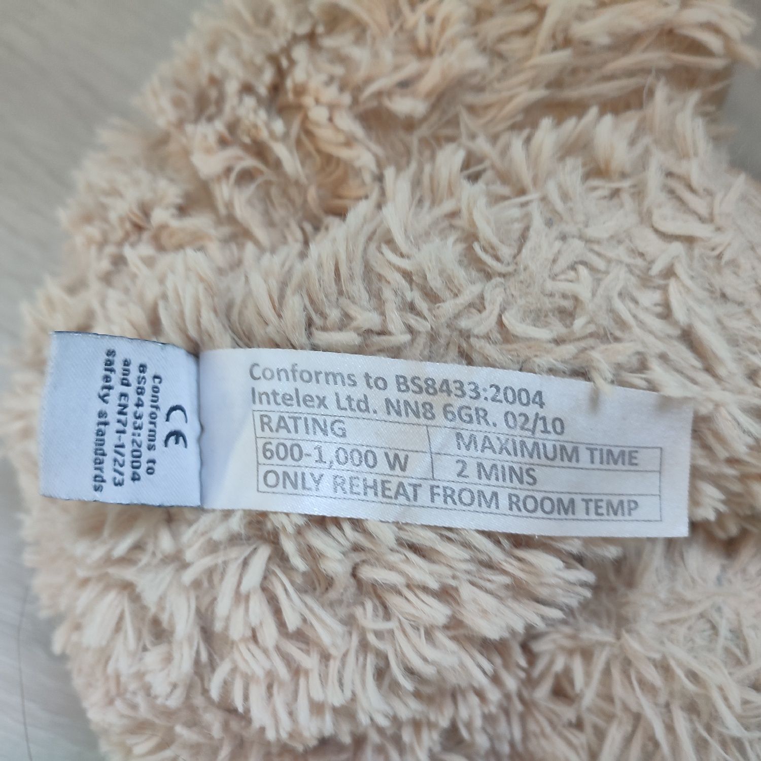 Miś do mikrofalówki, do ogrzewania, aromat lawendy