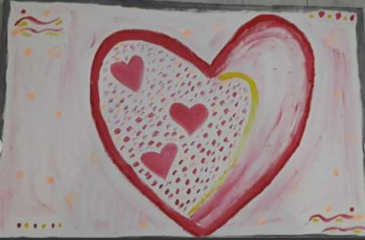 Quadro decorativo Inspiração HeartBeat