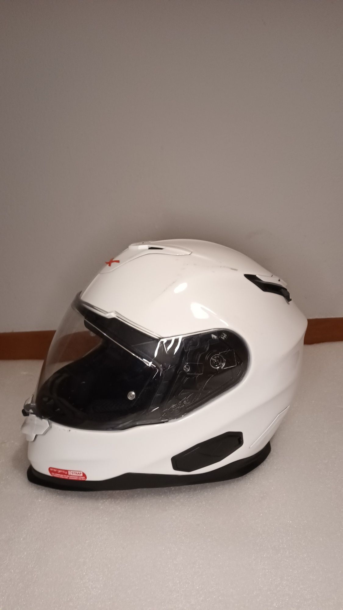 Capacete Nexx Branco + Saco Scorpion Exo