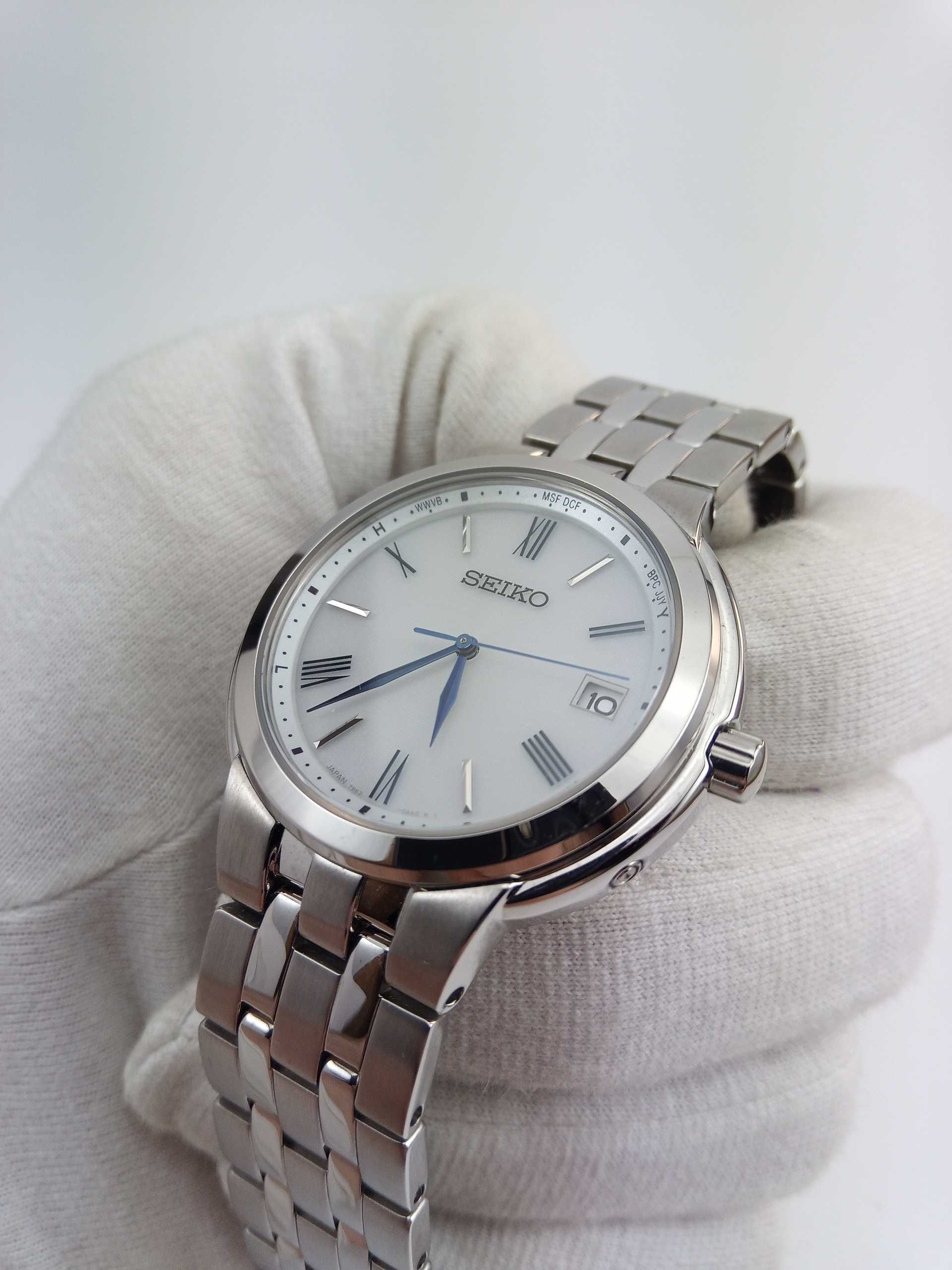 Японские часы Seiko Solar SBTM281 радиосинхронизация сапфир Japan made