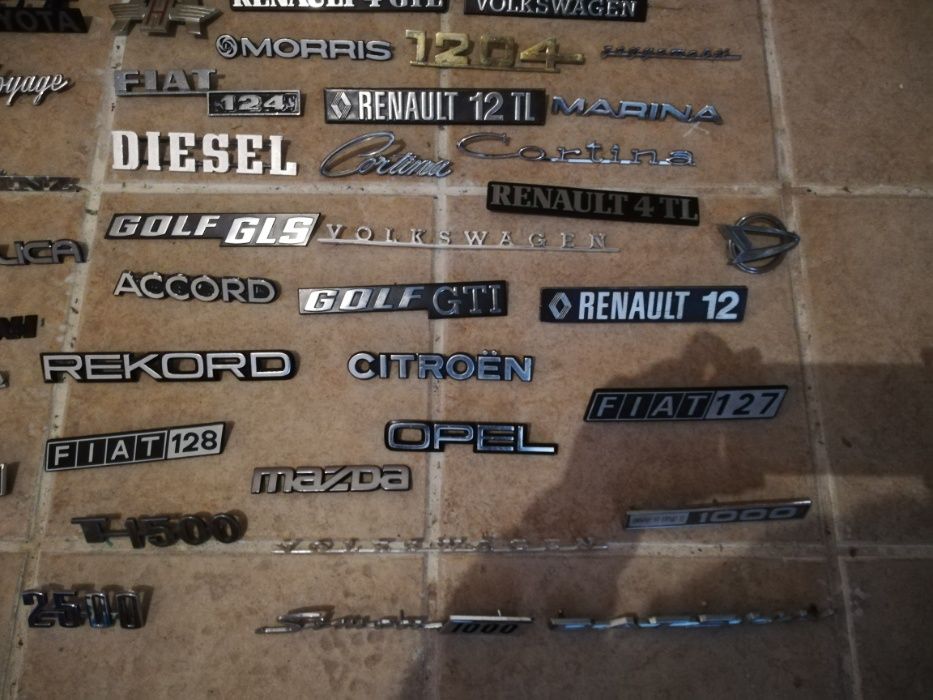 Emblemas / Símbolos carros antigos (VW, Citroën, Volvo, Renault, etc.)