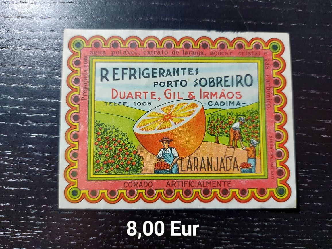 Vendo/Troco rótulos de garrafas antigas do Porto Sobreiro