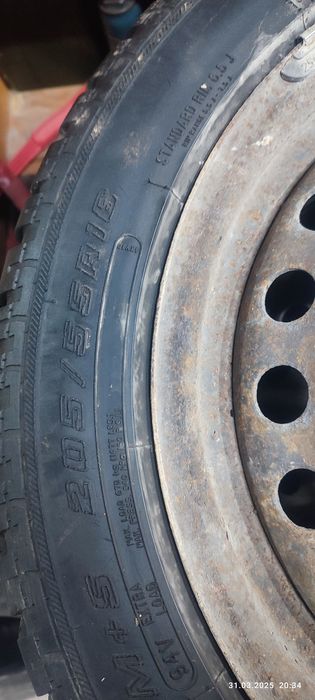 Продам колеса зимові накачані 5х108