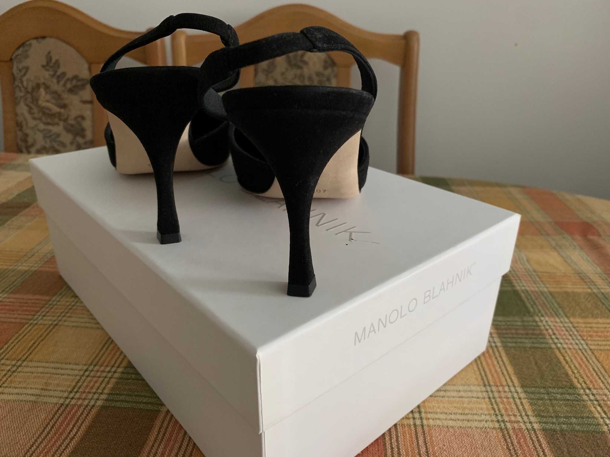 półbuty-skóra naturalna MANOLO BLAHNIK,nowe