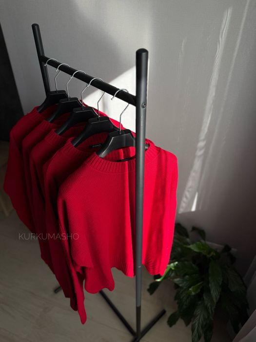 Светр червоний , светр Туреччина, светр жіночий