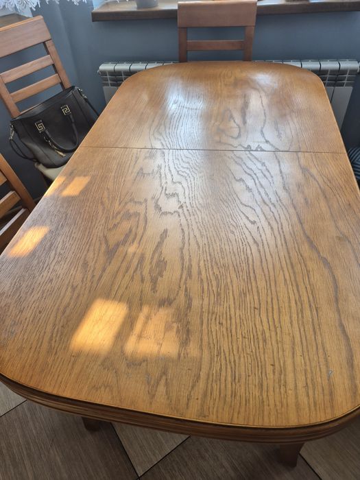 Stół drewniany + 6 krzeseł