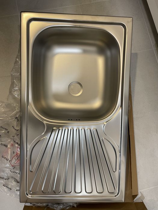 Zlewozmywak stalowy 1-komorowy z ociekaczem Deante Techno ZMU 3110