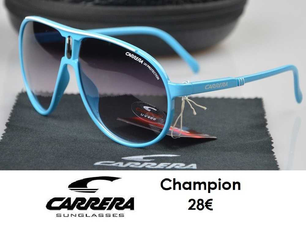 Óculos de sol Carrera Champion - 8 cores disponíveis