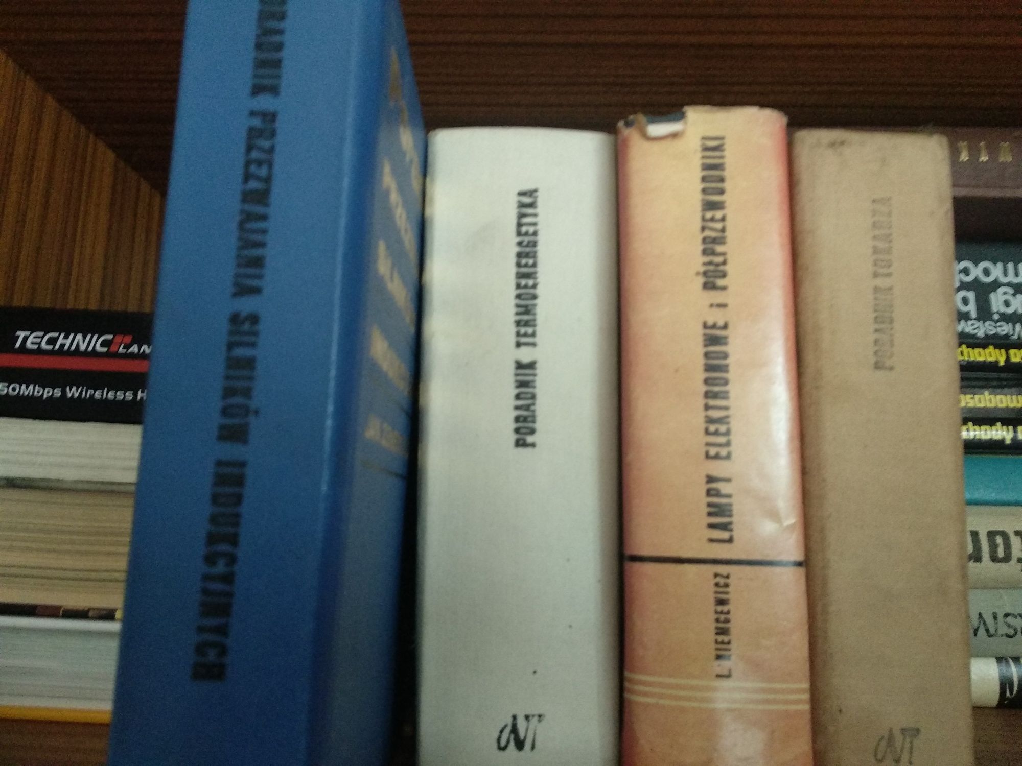 Książki techniczne, stare, poradniki