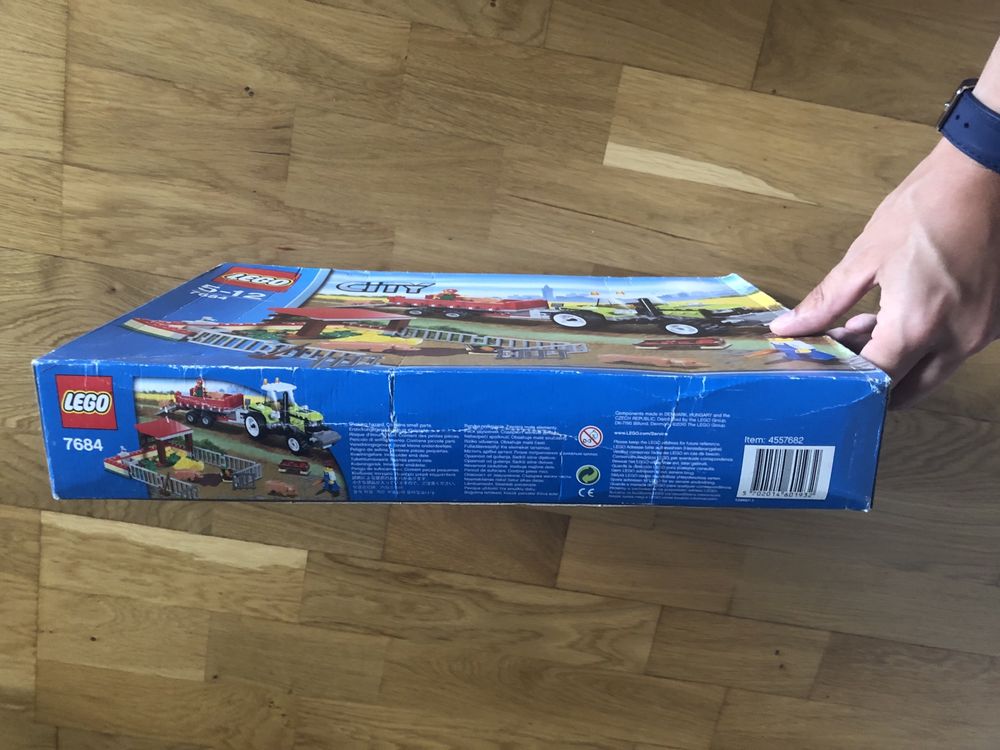 LEGO 7684 City - Hodowla świń i traktor Nowy, MISB Unikat Kolekcjner