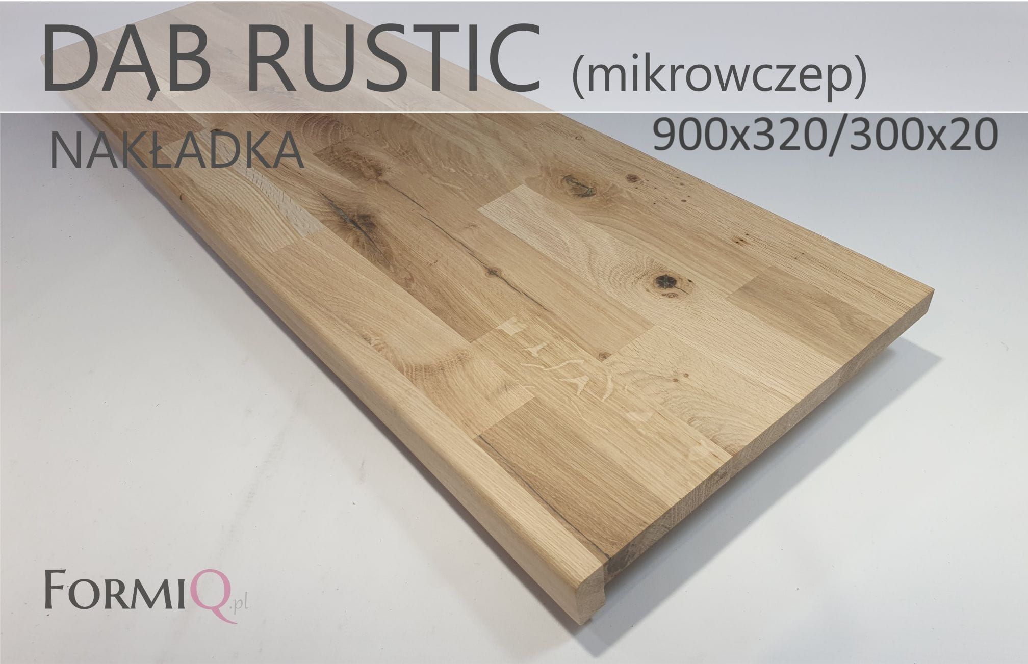 Nakładki dąb europejski rustic mikrowczep 900x320/300x20/40