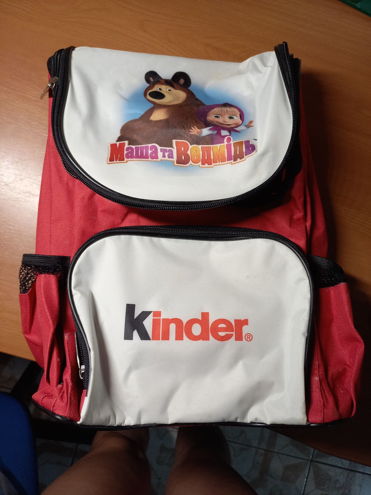 Шкільний рюкзак Маша та медвідь