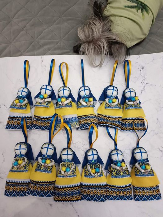 Ляльки Підвіски на Ялинку в різних кольорах