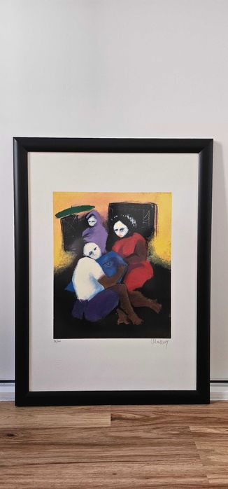 Quadro com Serigrafia de Chichorro