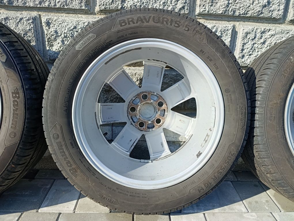Комплект дисків Ford з шинами Barum Bravuris 5 HM 205/55 R16
