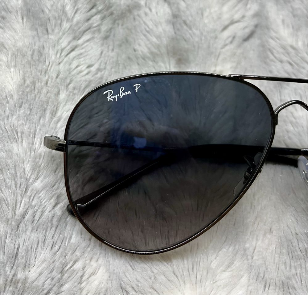 Nowe okulary Ray-Ban RB 3825 z fakturą - oryginał, nieużywane