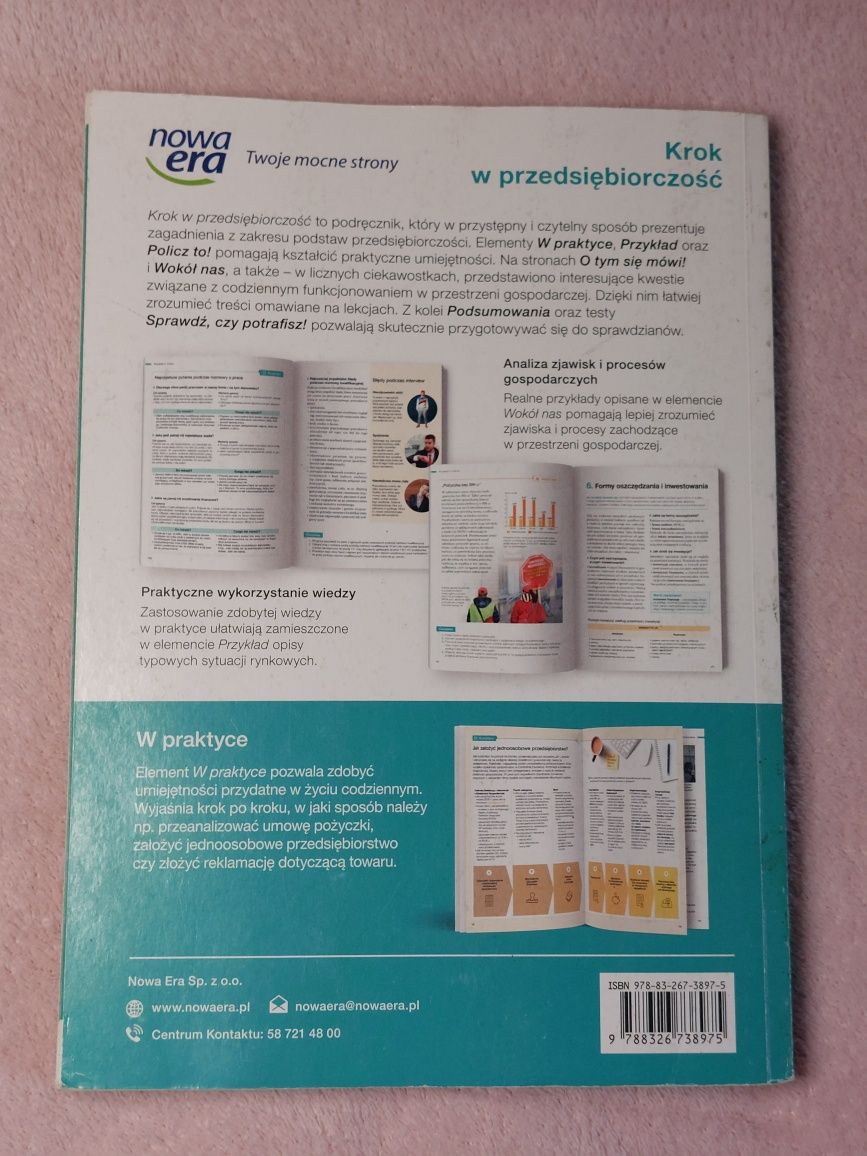 Krok w przedsiębiorczość LO aktualna podstawa programowa MEN