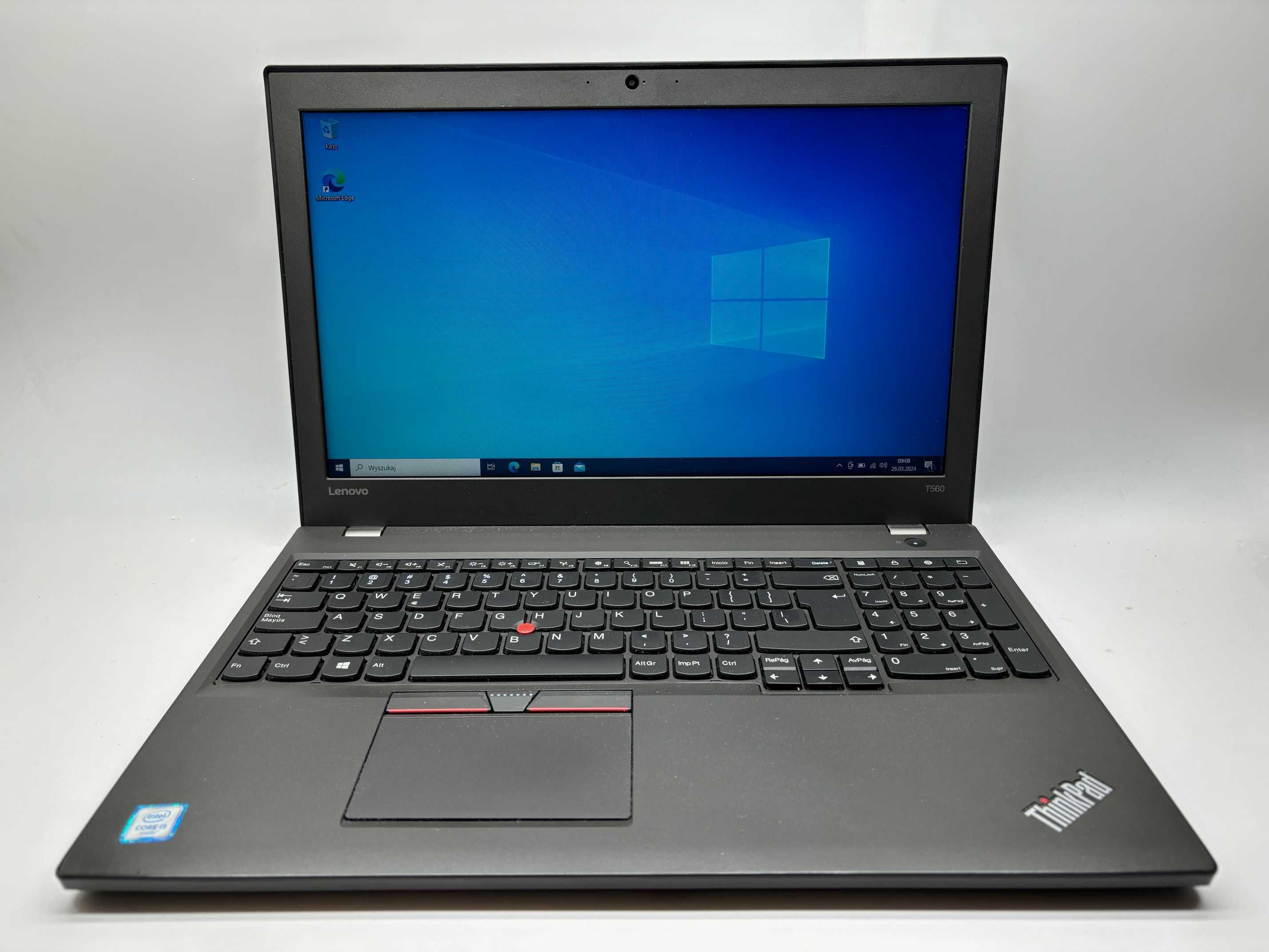 LAPTOP Lenovo T560 Intel i5-6300U 8GB 256GB SSD HD kam GW A4