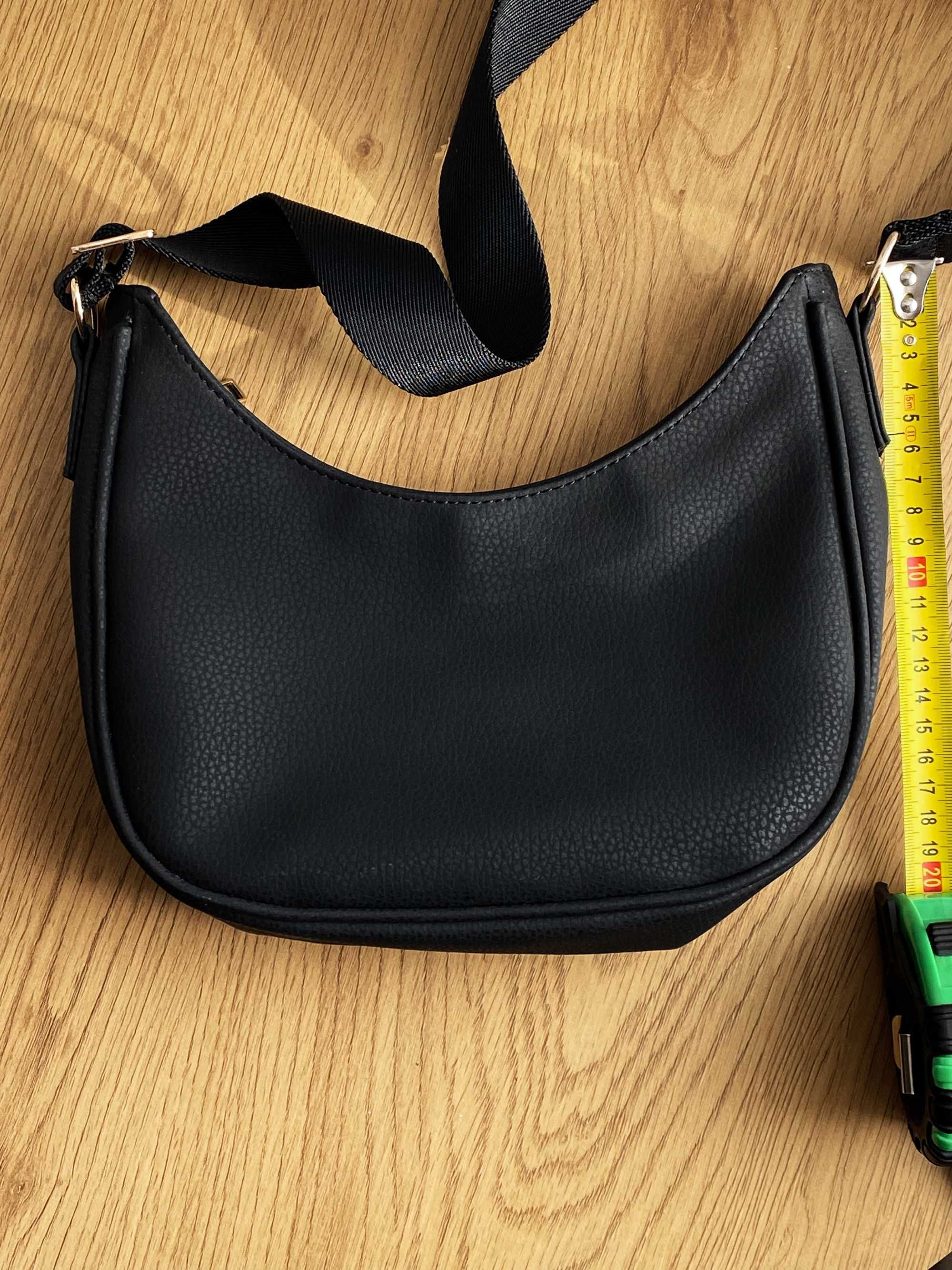 Сумка HARVEST SADDLE BAG чорна екошкіра жіноча нова