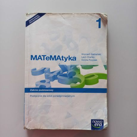 Matematyka 1 podręcznik poziom podstawowy Nowa Era