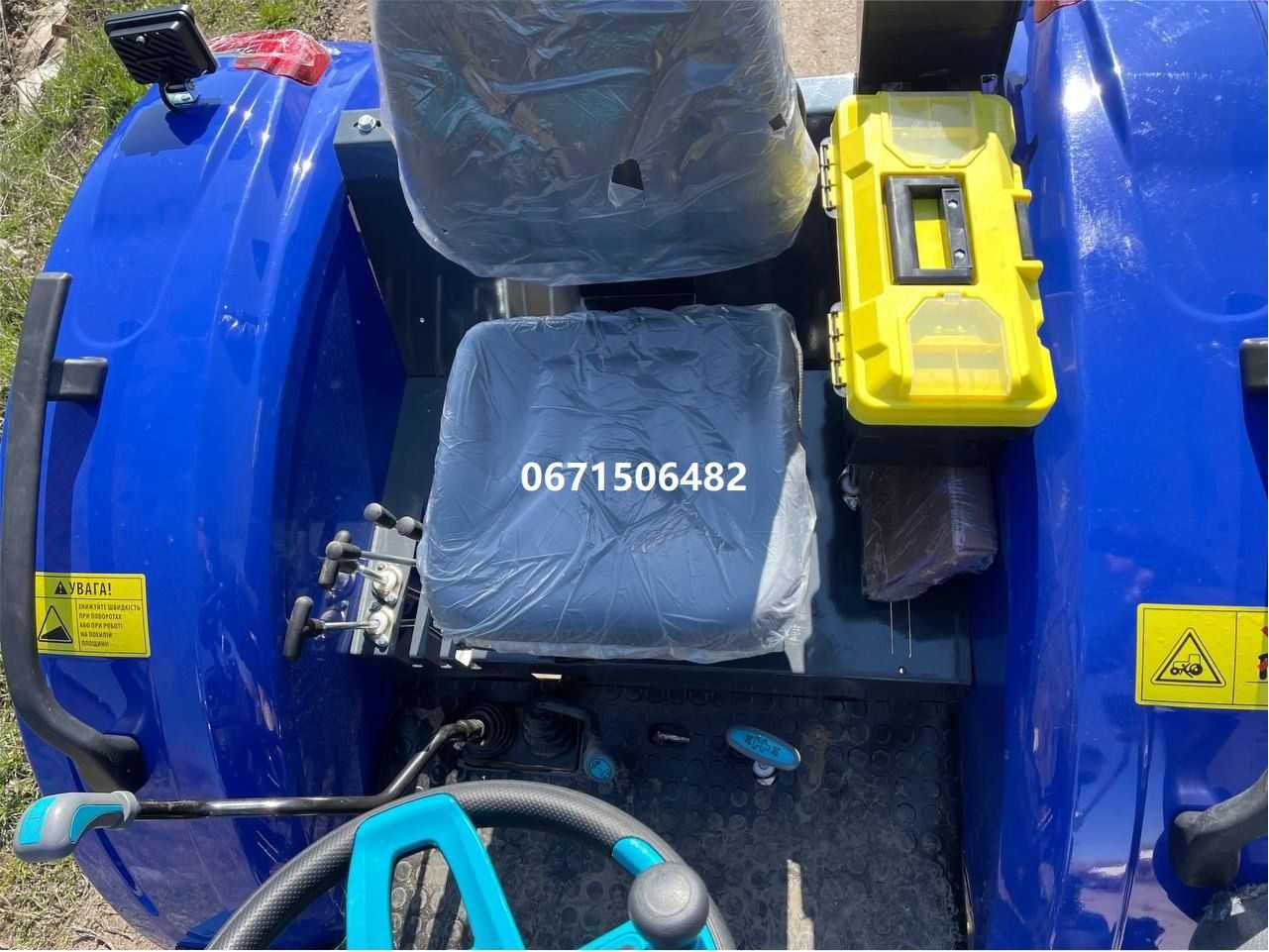 Мінітрактор Файтер Т-404-RD реверс 2 диск. счепл. примусова гідравліка