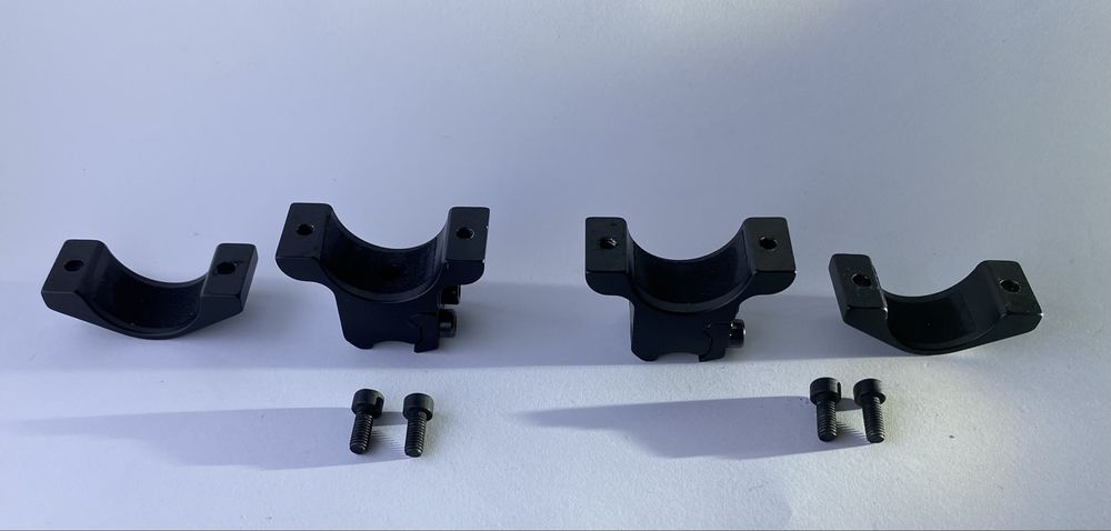 Montagens para miras telescópicas 1”