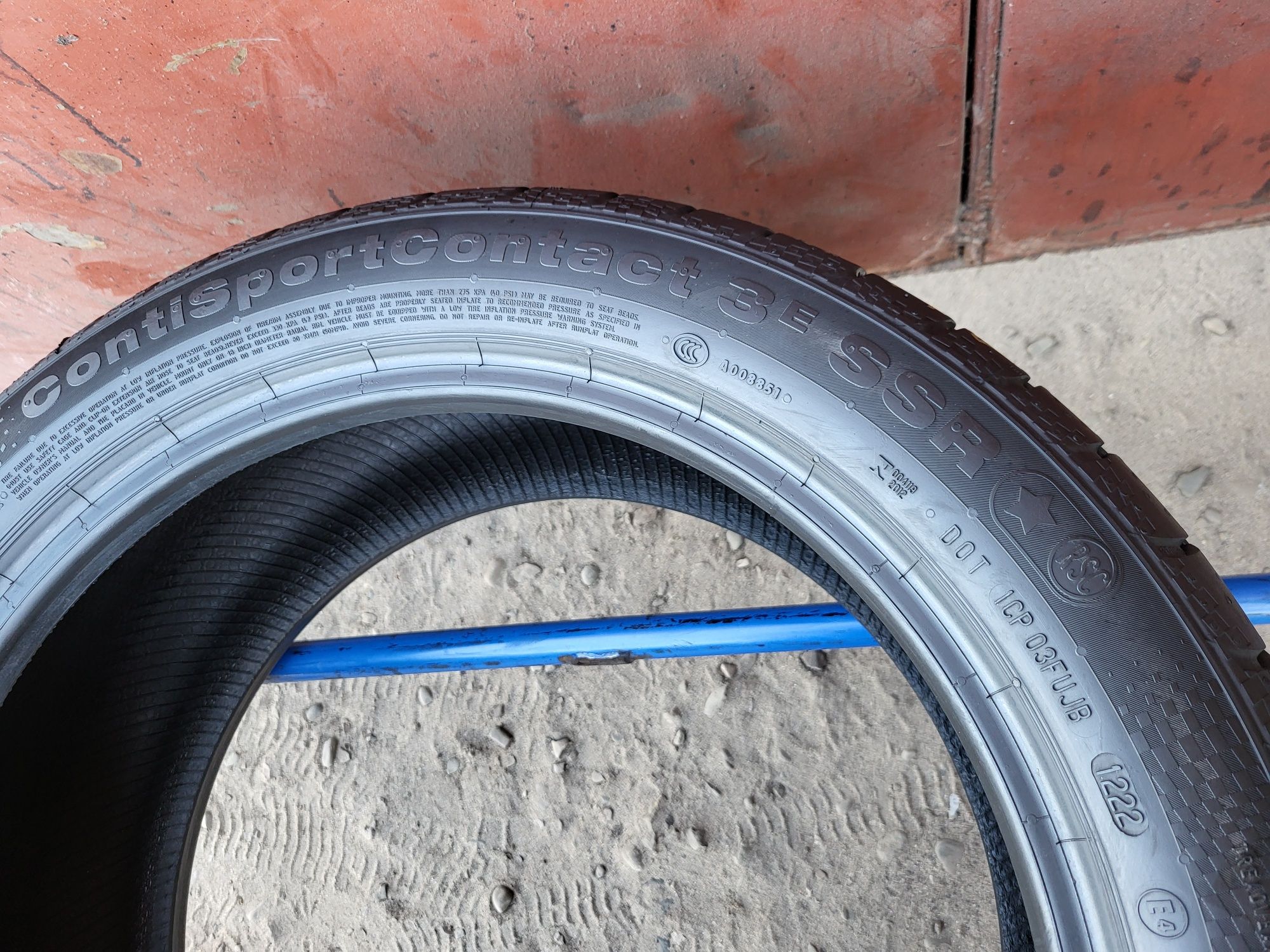 245/45/18 R18 Continental ContiSportContact 3 SSR 4шт літо шини