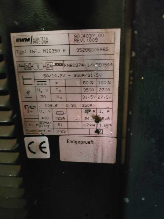 Spawarka EWM MIG 350 PULS W całości na części
