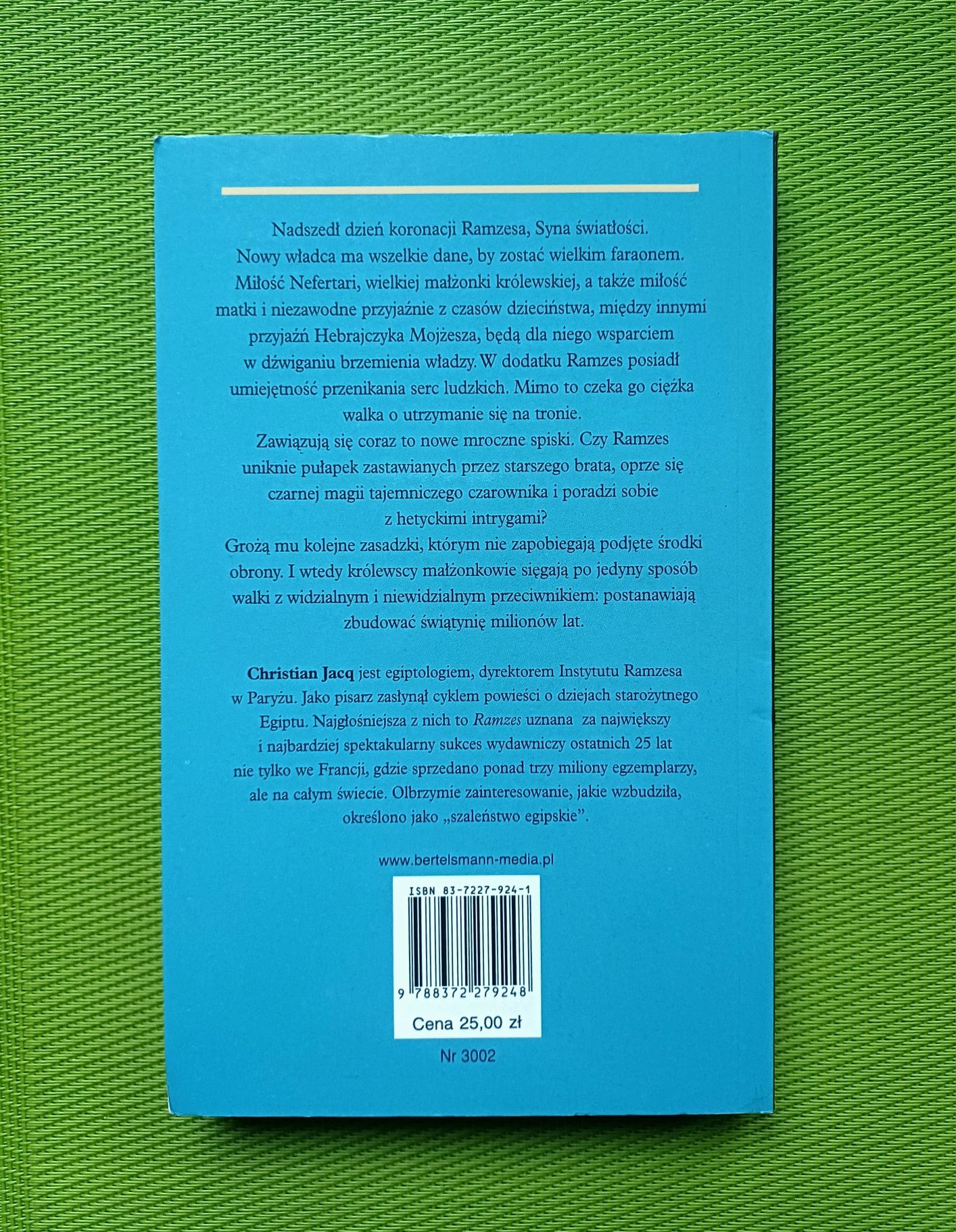 Książka " Świątynia Milionów Lat "  Ramzes (tom 2) , Christian Jacq