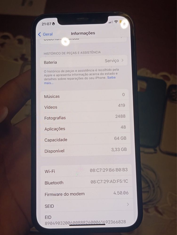 iPhone 12 64gb de cor preta
