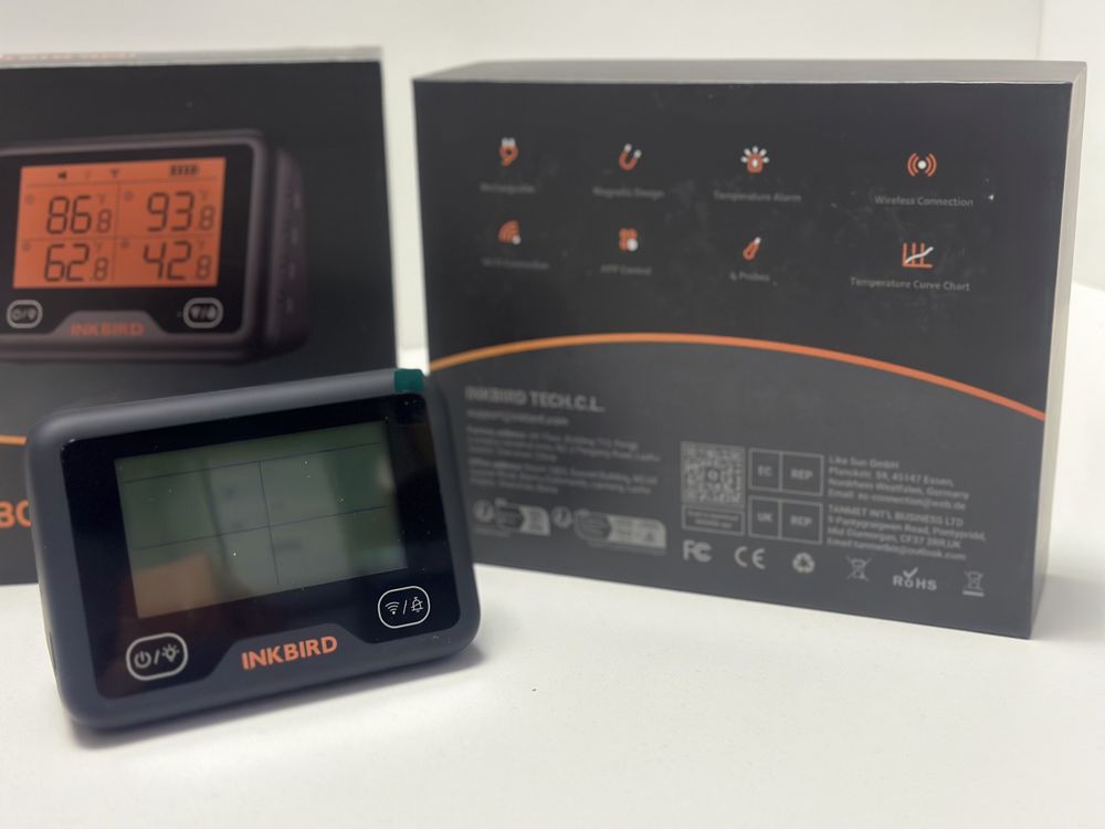 Новий професійний Цифровий термометр для м'яса 4 щупи  INKBIRD