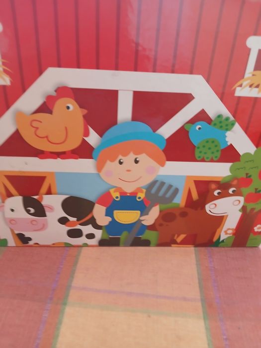 Drewniana farma dla dzieci 2 zestawy