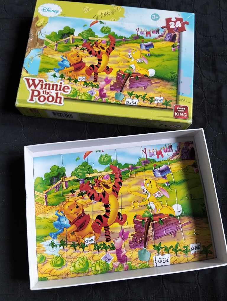 Puzzle Kubuś Puchatek i przyjaciele King 24 elementy