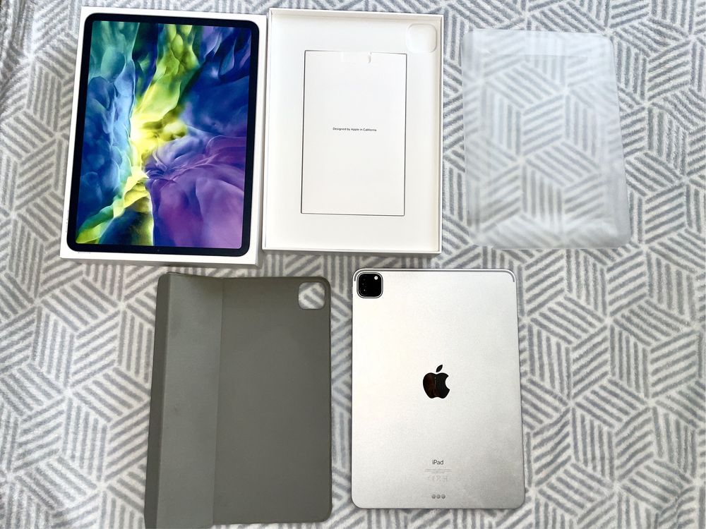 Ipad Pro 11 2nd gen 128 GB Wi-Fi Pęknięty Dotyk Działa Idealnie