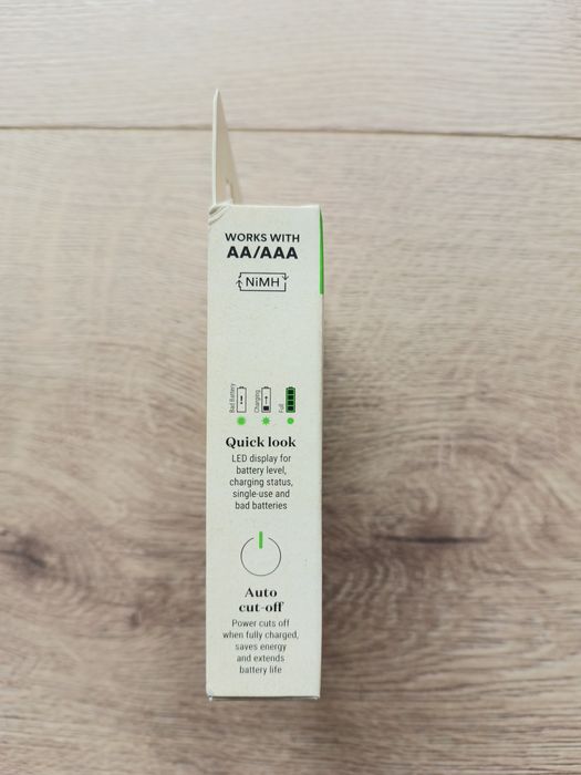 GP Nowa ładowarka+2x akumulator AA 2100mAh
