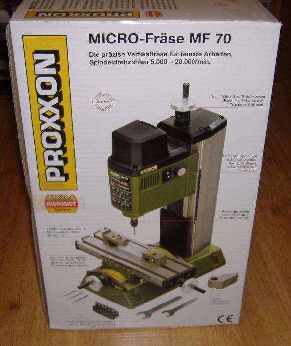 Микрофрезерный станок Proxxon MF 70 – ХИТ!!