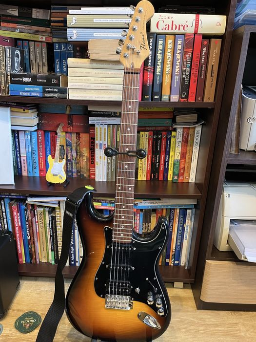 Gitara ekektryczna Mayones Flame Bell Stratocaster