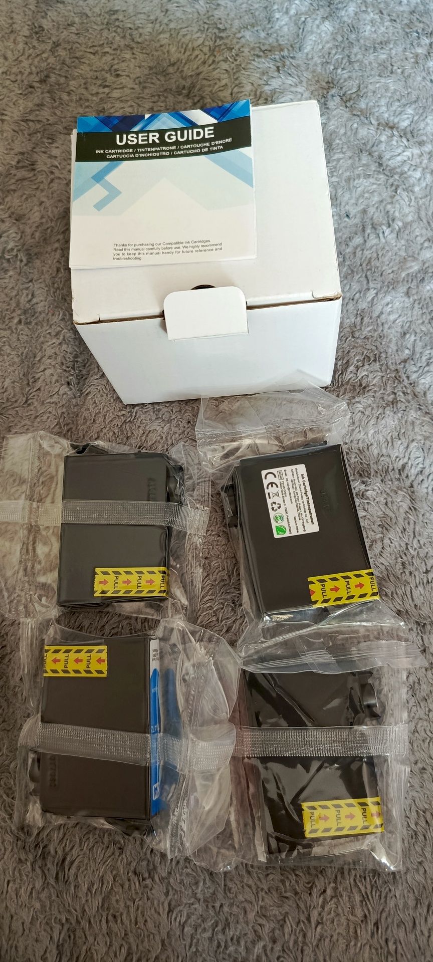 Kompatybilne wkłady do drukarek Epson T3471, T3472, T3473, T3474.
