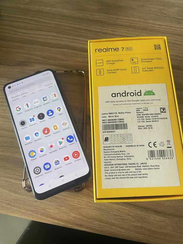 Okazja REALME 7 pro 8/128 gb