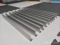 Uchwyt meblowy krawędziowy aluminiowy 10 szt 37 cm 370 mm komplet