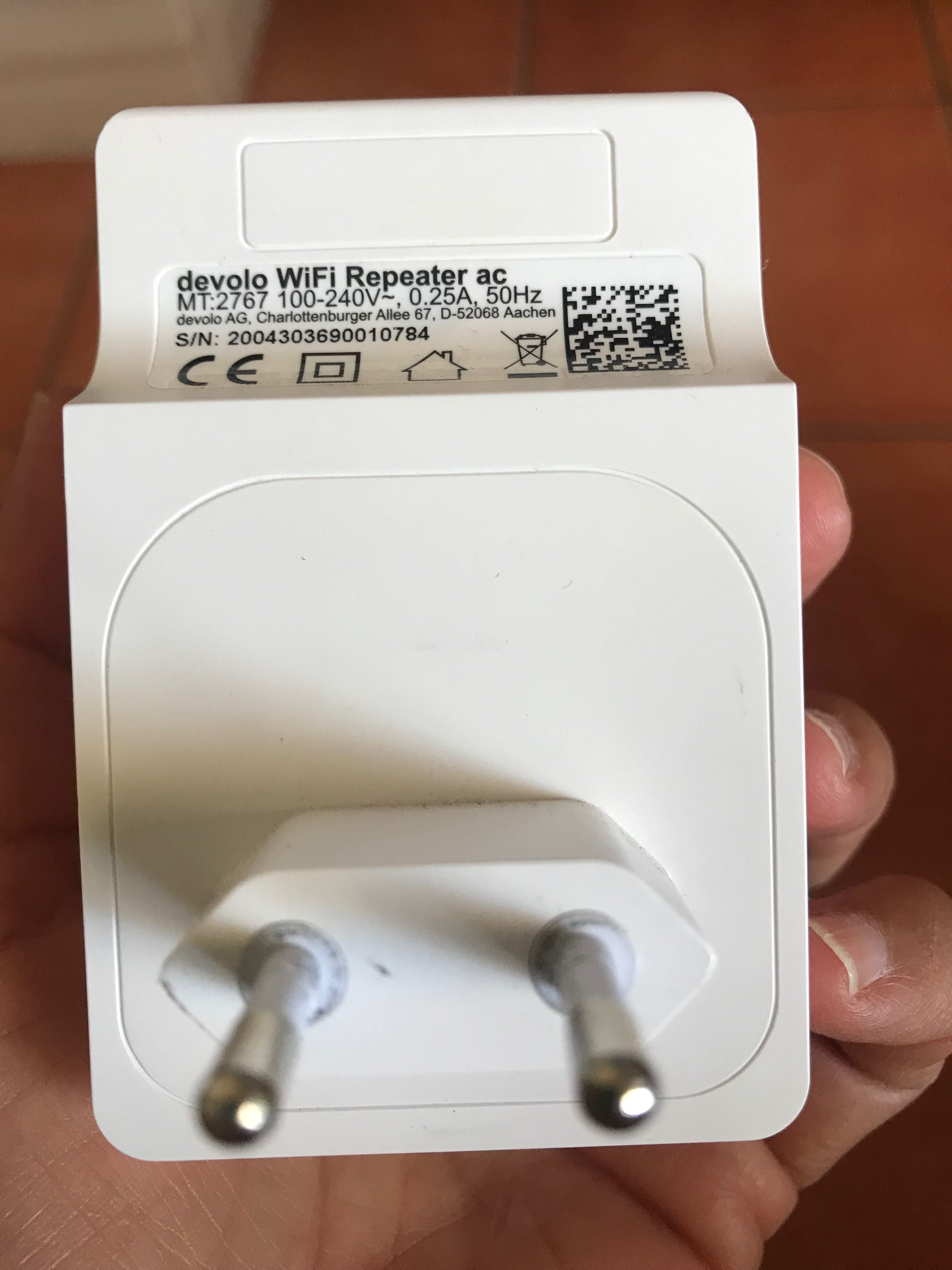 Extensor WiFi marca Devolo