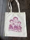 Torba tote bag pedro pascal beige pink