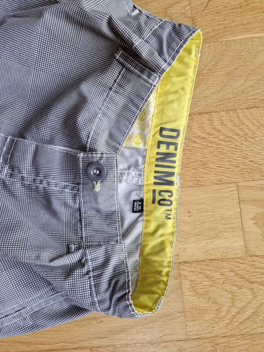 Spodenki szorty szare w kratkę dla chłopca 9/10 lat rozmiar 140