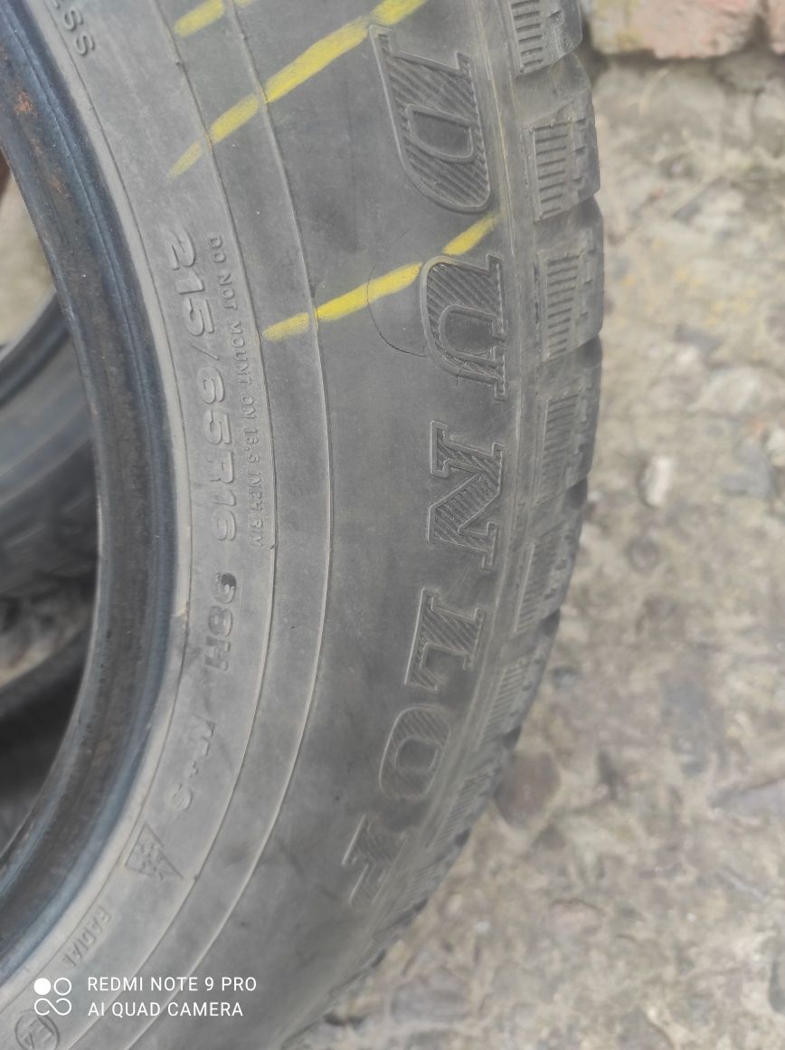 Зимові шини 215/65/16 Dunlop
