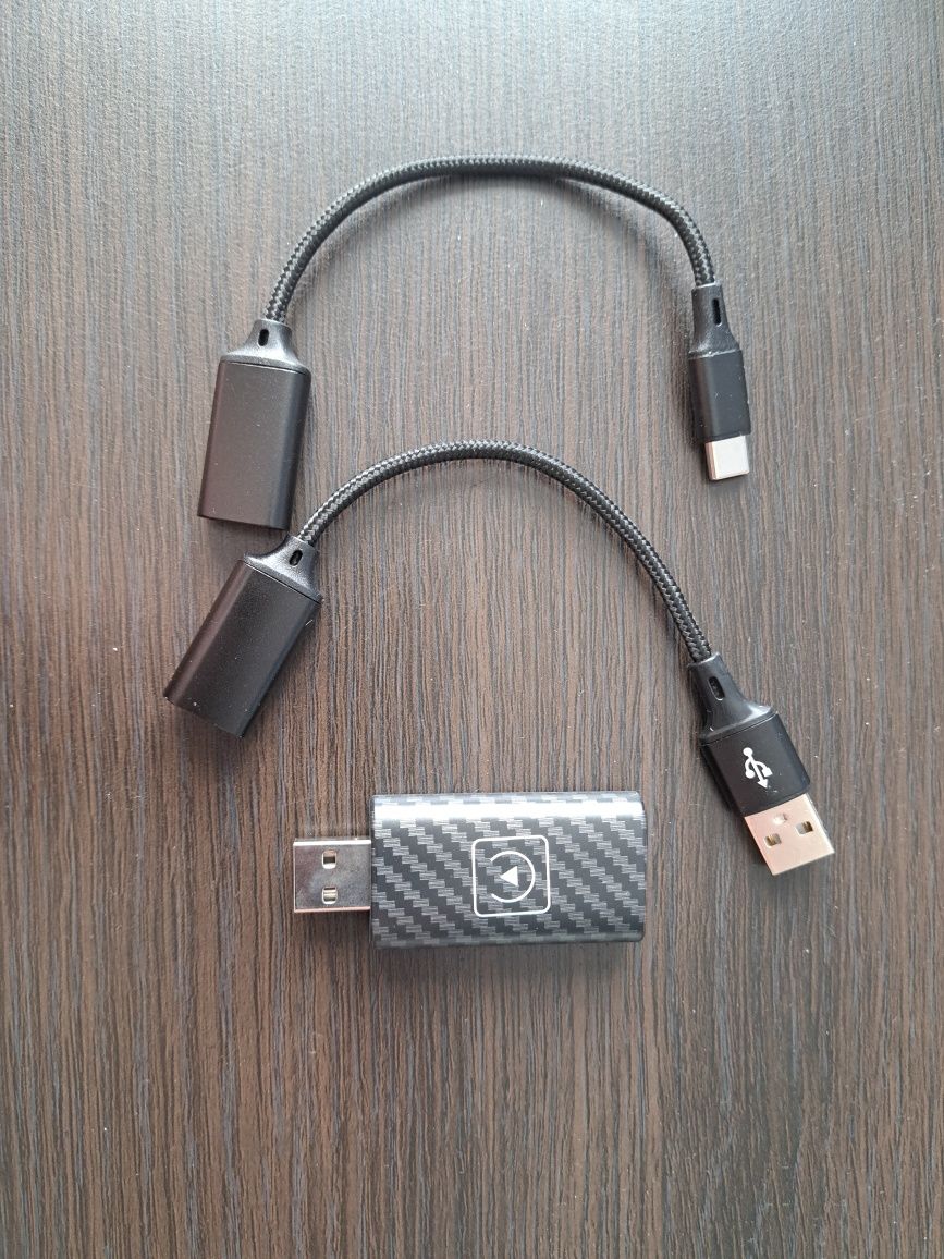 Bezprzewodowy inteligentny box samochodowy Carplay USB-C USB-A smart