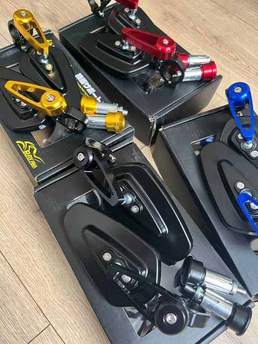 Мото дзеркала в торець руля. Дзеркала на мотоцикл. зеркала мото