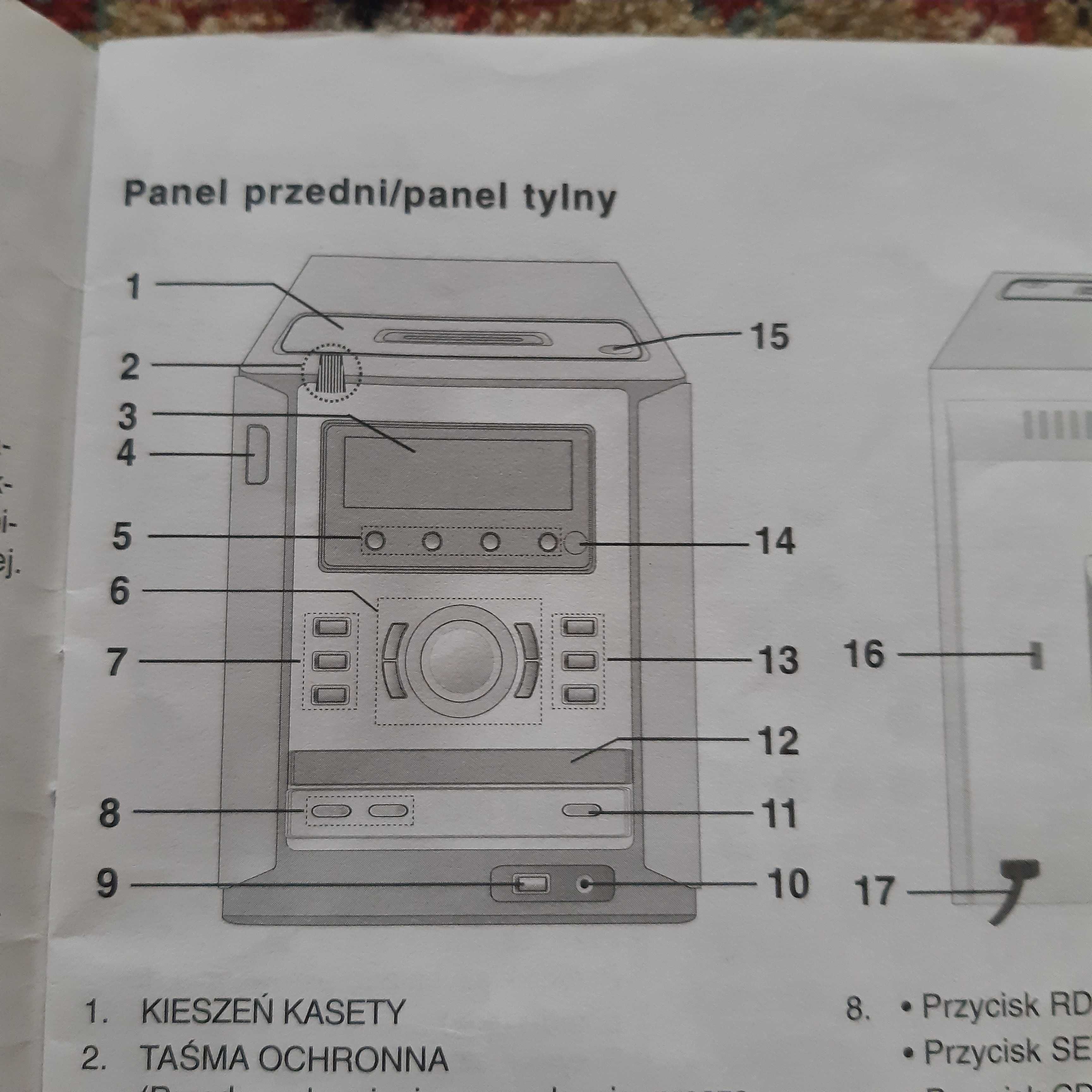 Mikro-Wieża Hi-Fi model U251 LX-U251A/D/X ; LXS-U251