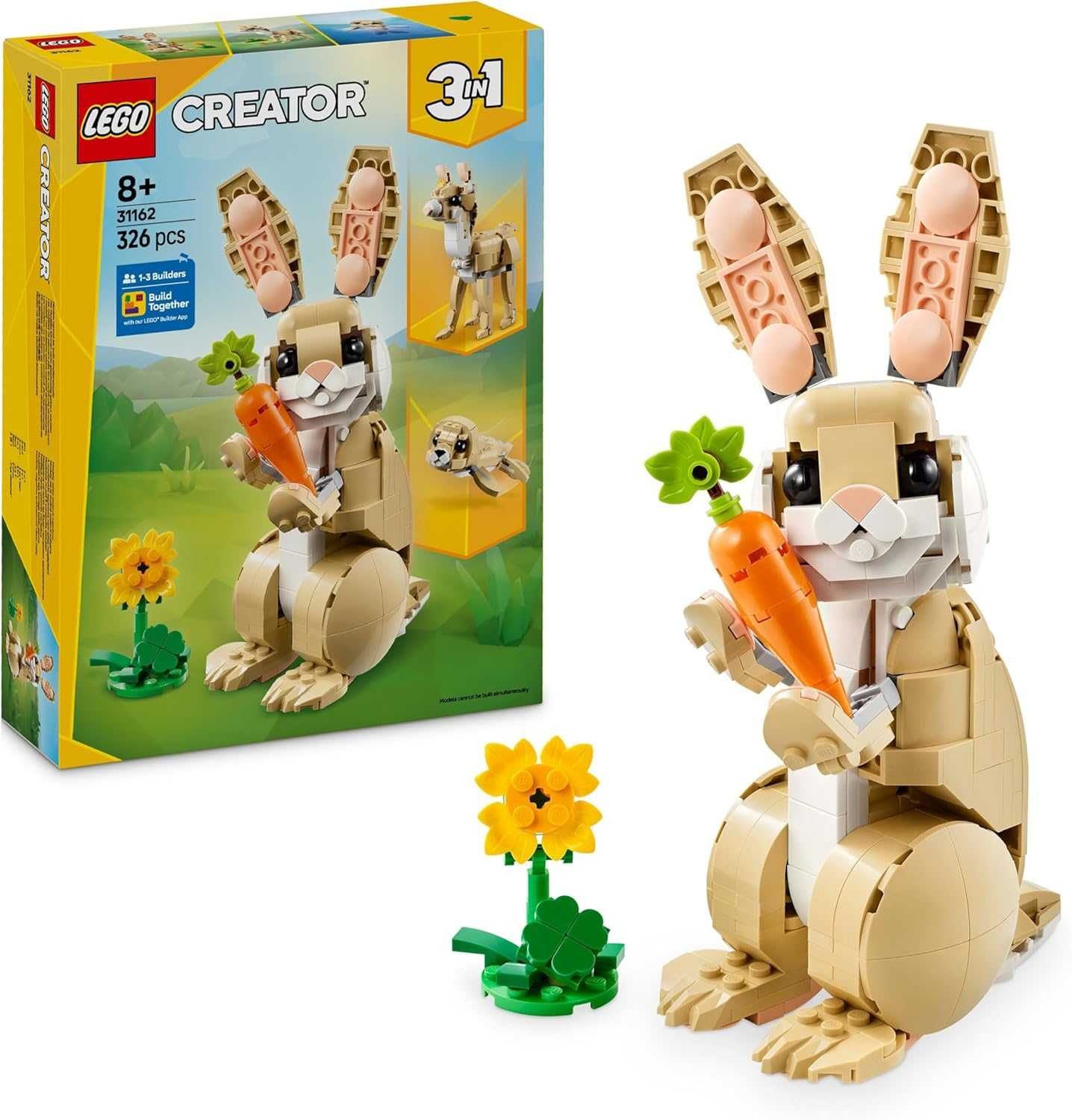 LEGO Creator 3 w 1 Uroczy króliczek