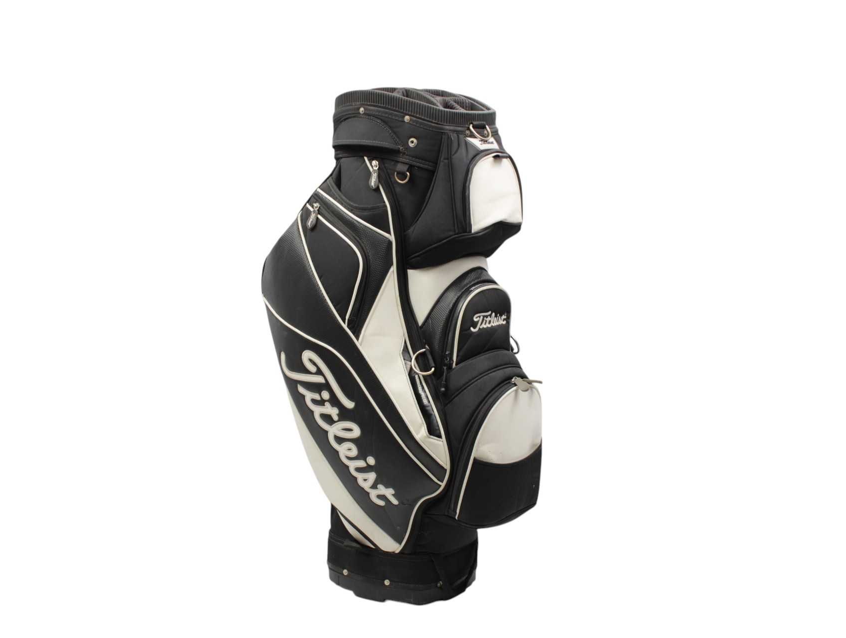 CART Bag Titleist torba golfowa do golfa na wózek czarno biała