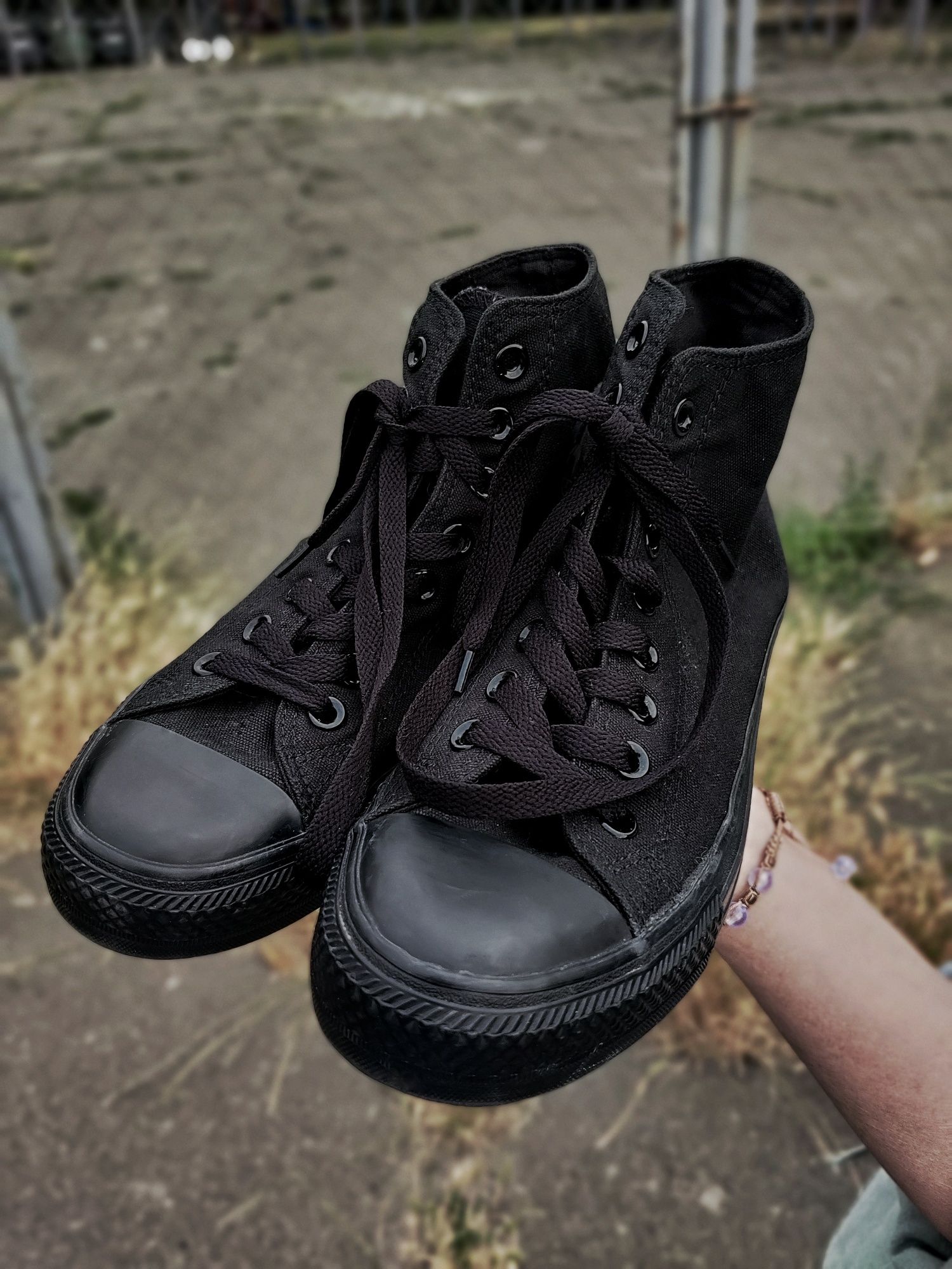 Оригінальні кеди Converse Chuck Taylor (чорні, високі)